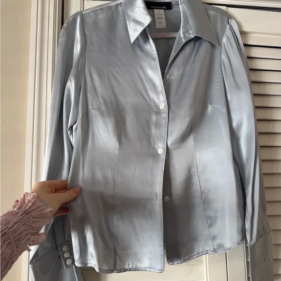Jones New York 100% Silk Vintage Blouse - Picture 3 of 5